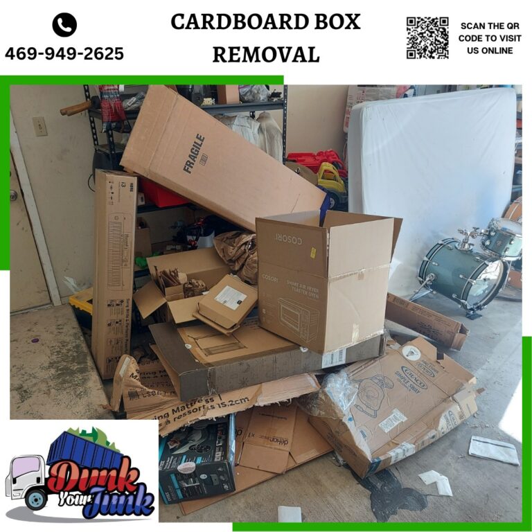 cardboard box cleanout
